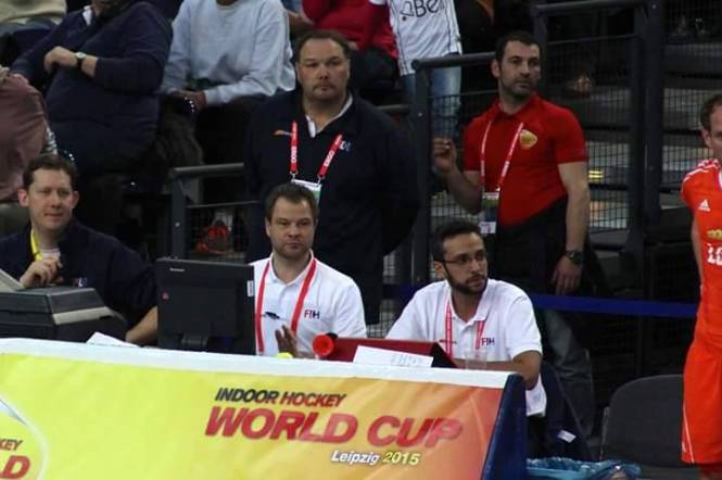 Thiago na Copa do Mundo Indoor, na Alemanha